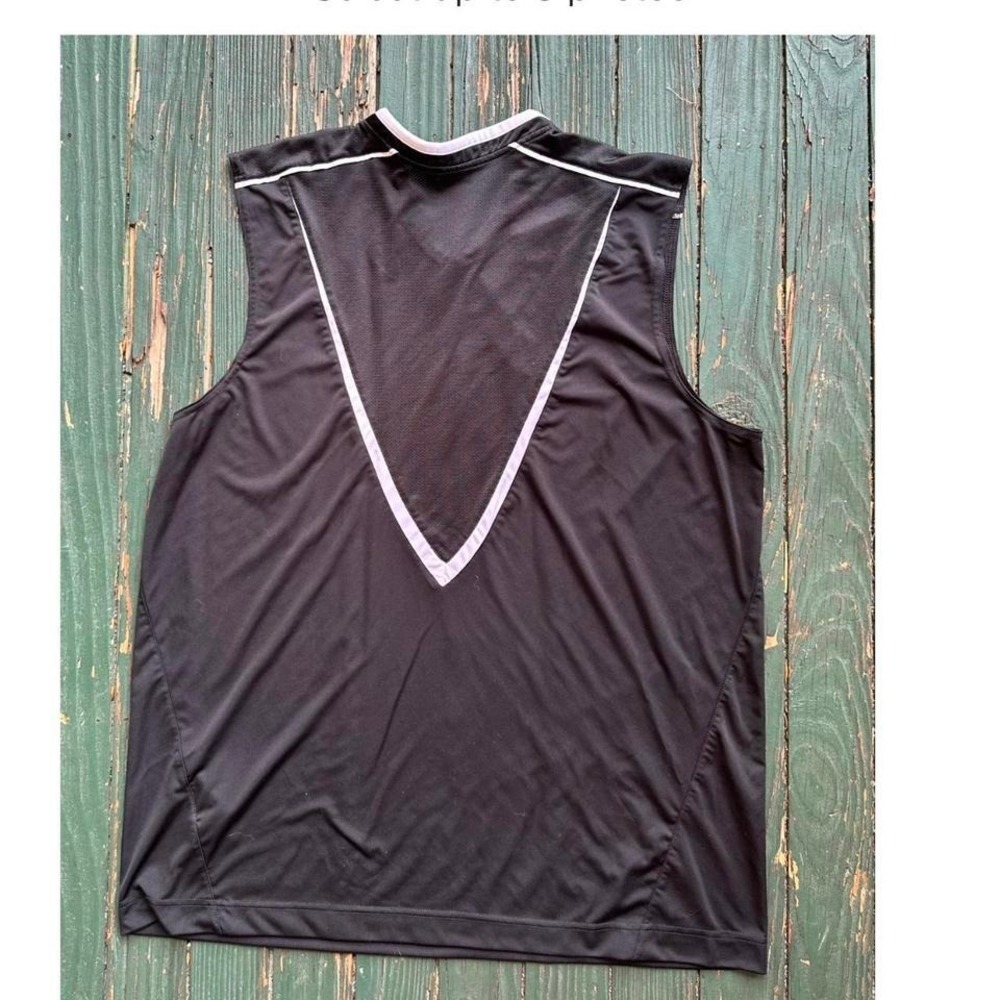 Nike black‎ and white Dri-Fit running short sleeve